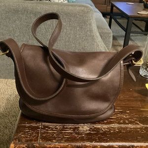 Coach M7M- 4150 vintage brown leather Fletcher bag